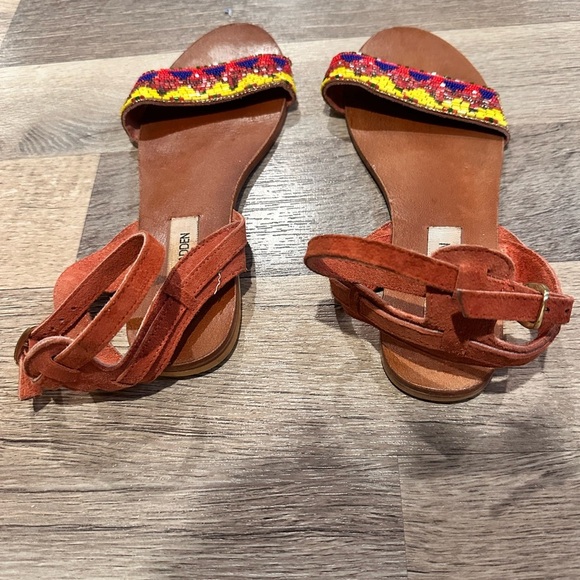 Embellished Steve Madden Sandals with Beaded Strap - Picture 5 of 6